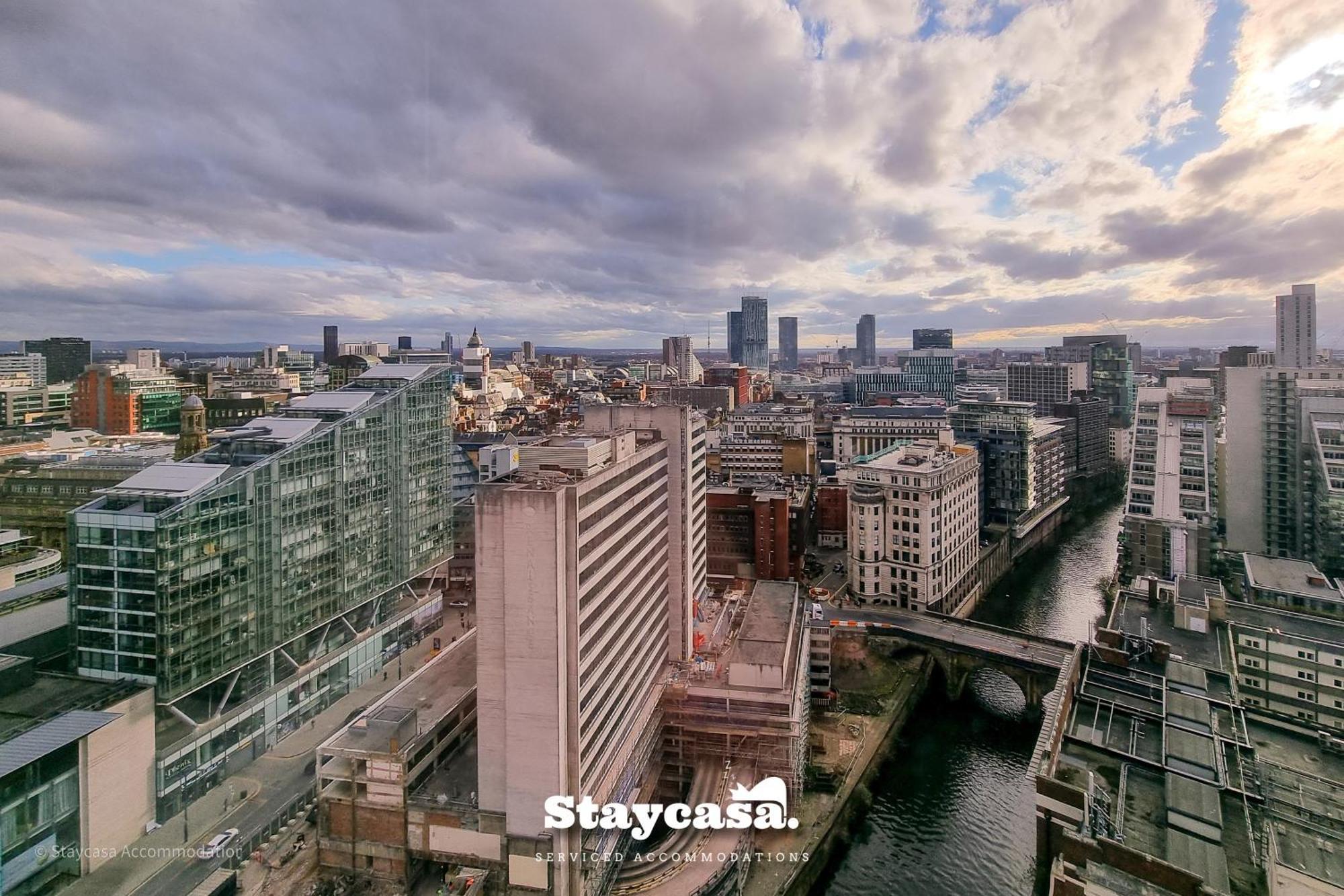 Luxury Penthouse Manchester Skyline 23Rd Floor Екстер'єр фото